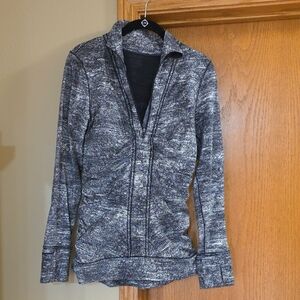 Lululemon Athletica Black and Gray Women's Jacket